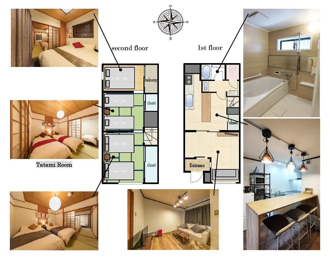 Kyoan Iori Villa Kyoto Semesterbostad